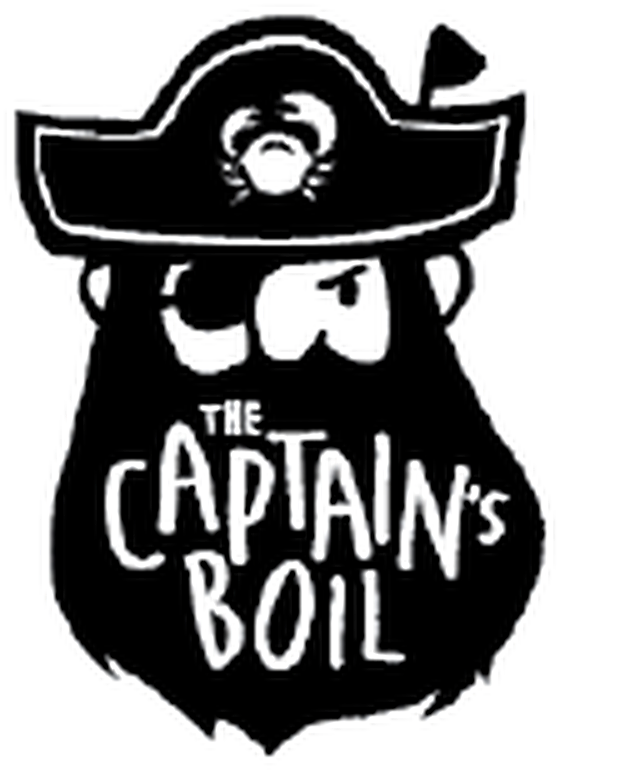 The Captain's Boil logo struck through with a red cross